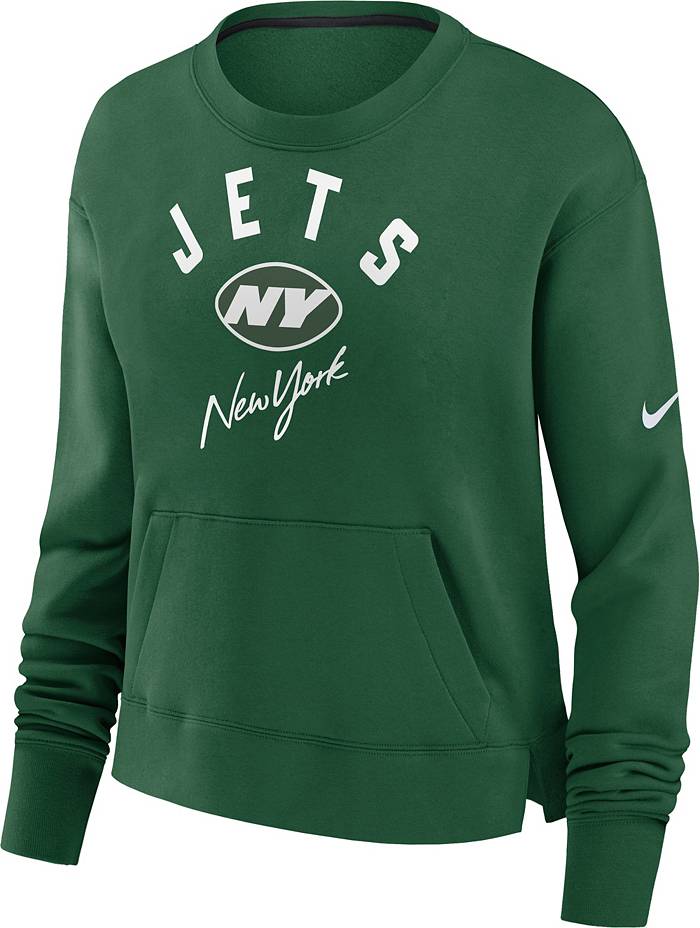 Nike Women's New York Jets Arch Team Green Crew Sweatshirt