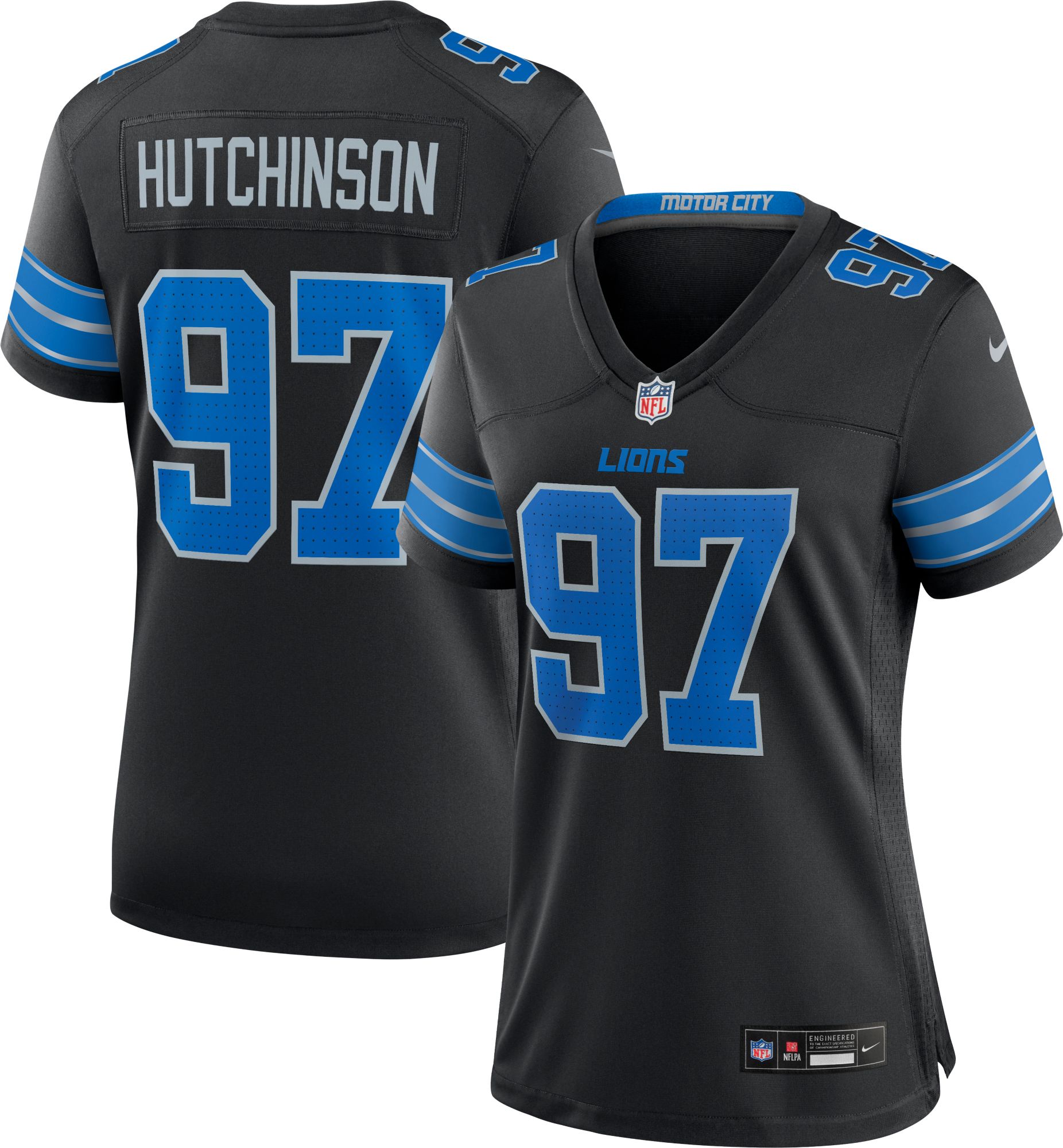 Nike Women's Detroit Lions Aidan Hutchinson #97 Alternate Black Game Jersey product image