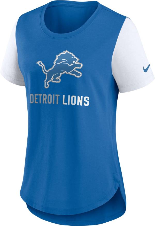 NFL Detroit Lions Women L/S JERSEY V NECK TEE, LION BLUE/WHT, 3X : Buy  Online at Best Price in KSA - Souq is now : Sporting Goods