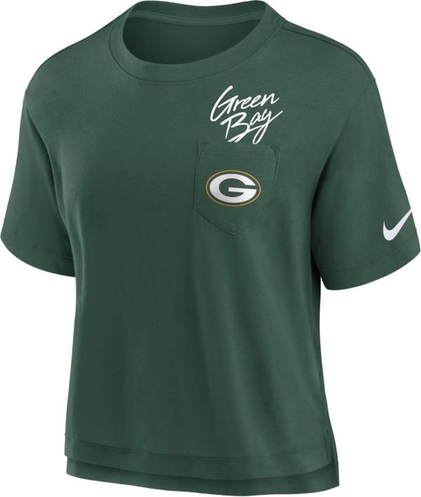 Nike Women's Green Bay Packers Pocket Green T-Shirt