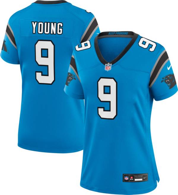 Women's Carolina Panthers Bryce Young Nike Black Team Game Jersey