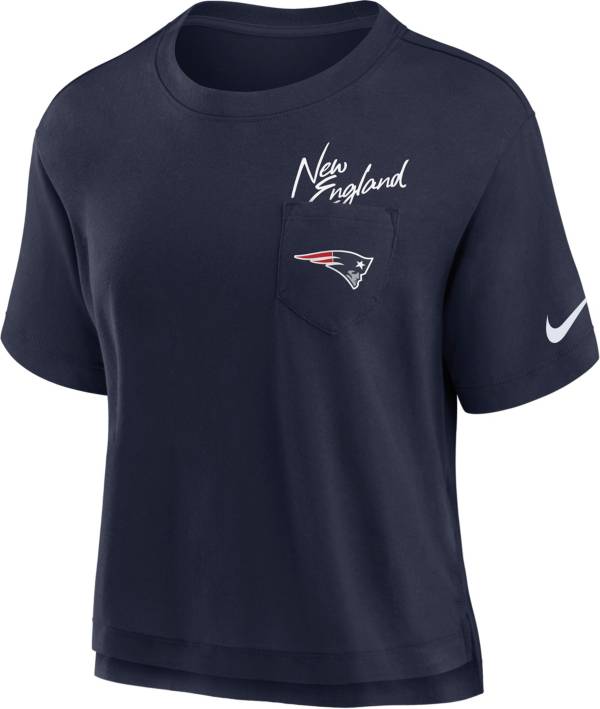 Nike Women's New England Patriots Pocket Navy T-Shirt product image