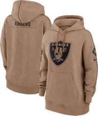 Women's Nike Brown Las Vegas Raiders 2023 Salute to Service Pullover Hoodie Size: Extra Large