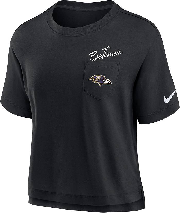 Nike Women's Baltimore Ravens Pocket Black T-Shirt