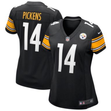 sorry, Nike Women's Pittsburgh Steelers George Pickens #14 Black Game Jersey is currently out of stock