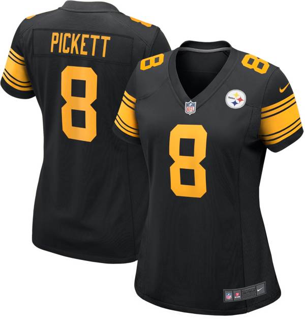 Nike Women's Pittsburgh Steelers Kenny Pickett #8 Alternate Black Game  Jersey