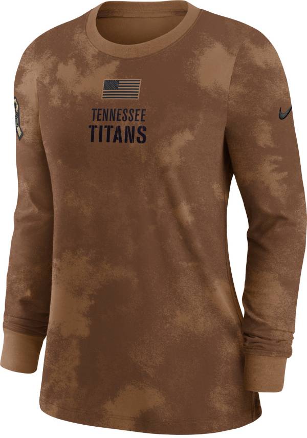 Nike Women's Tennessee Titans 2023 Salute to Service Brown Long Sleeve T-Shirt product image
