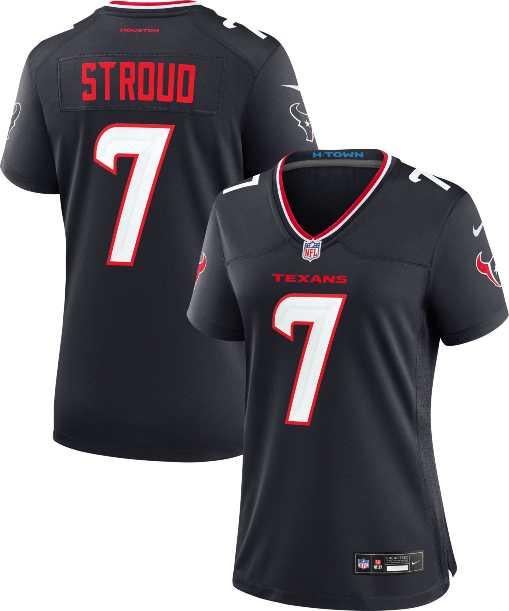 Nike Women's Houston Texans C.J. Stroud #7 Navy Blue Game Jersey product image