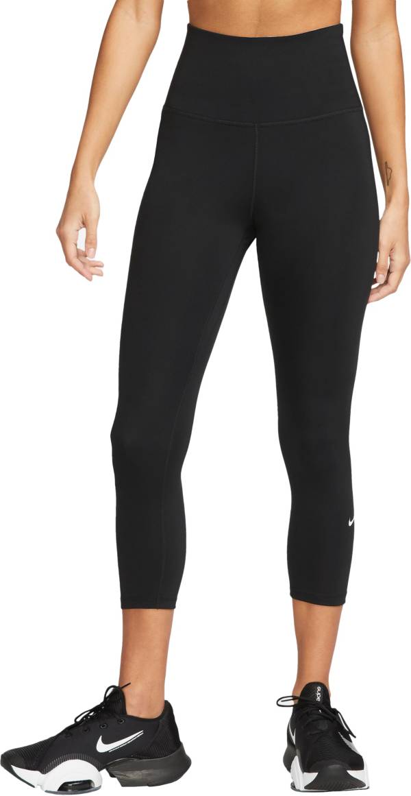 Nike Women's Dri-FIT Gingham Cropped Yoga Leggings (DA1092-133) Size S -  NWT