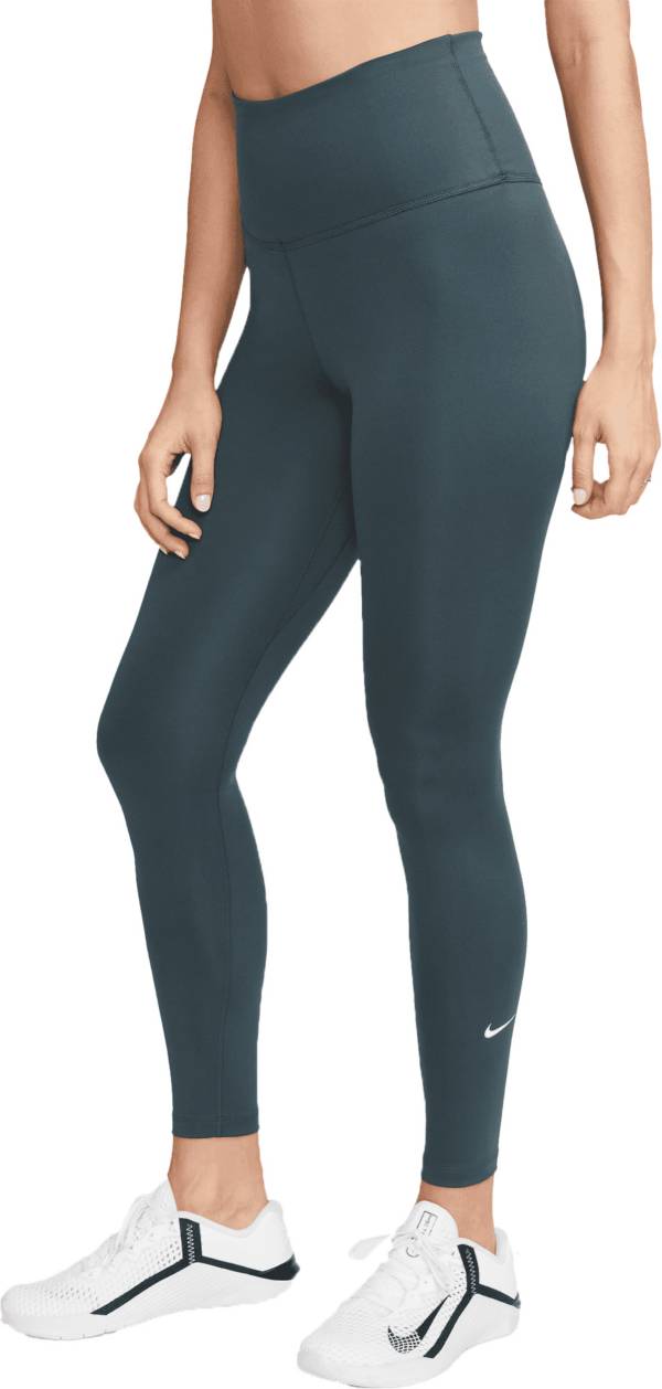 NWOT Nike Sport Casual Varsity Leggings. Size L  Nike women leggings,  Sportswear leggings, Black workout leggings