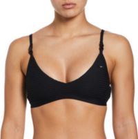 Nike Women's V-Neck Swim Bikini Top.