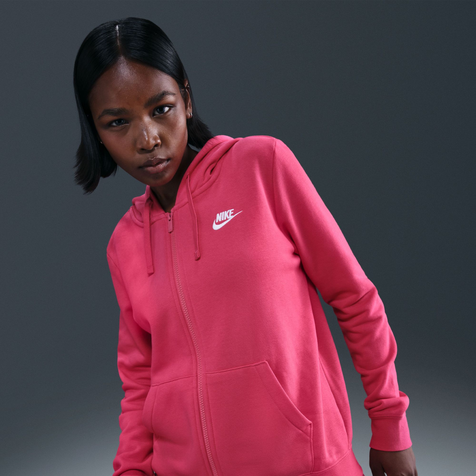 Nike Women's Sportswear Club Fleece Full-Zip Hoodie product image