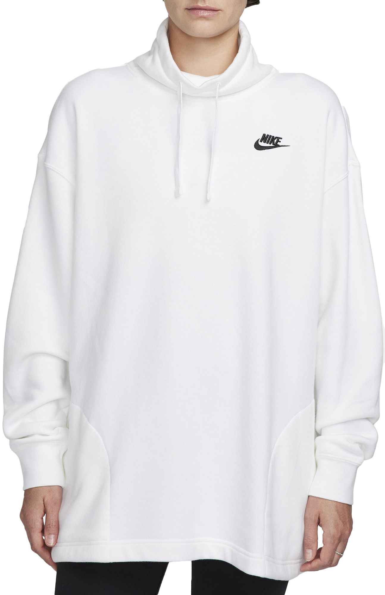 Nike Women's Club Fleece Mock Neck Oversized Hoodie product image