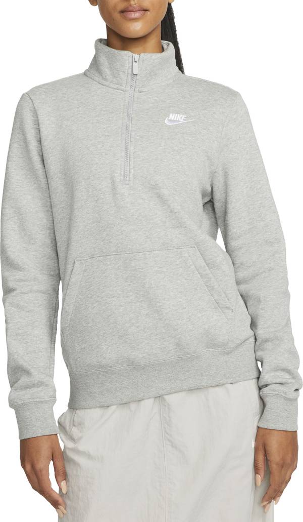 Nike Sportswear Women s Club Fleece 1 2 Zip Sweatshirt Dick s