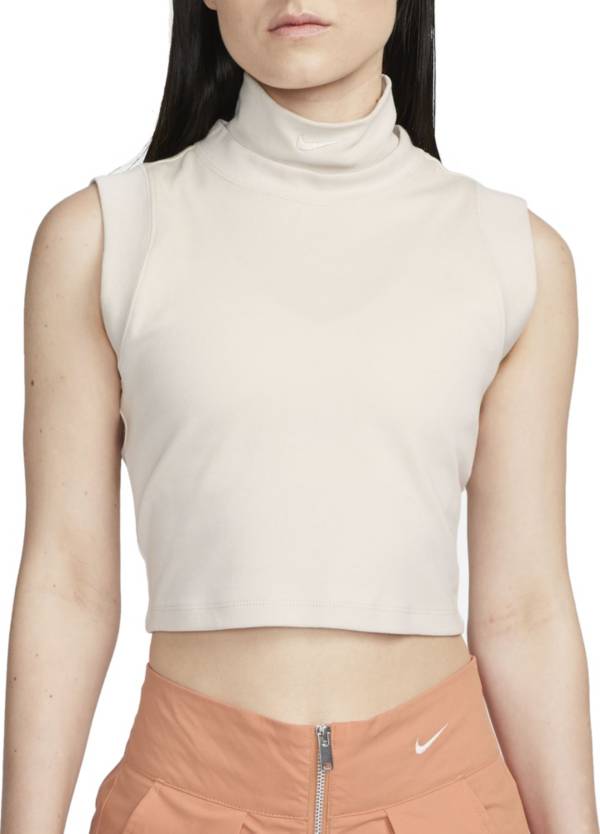 Nike cropped mock clearance neck