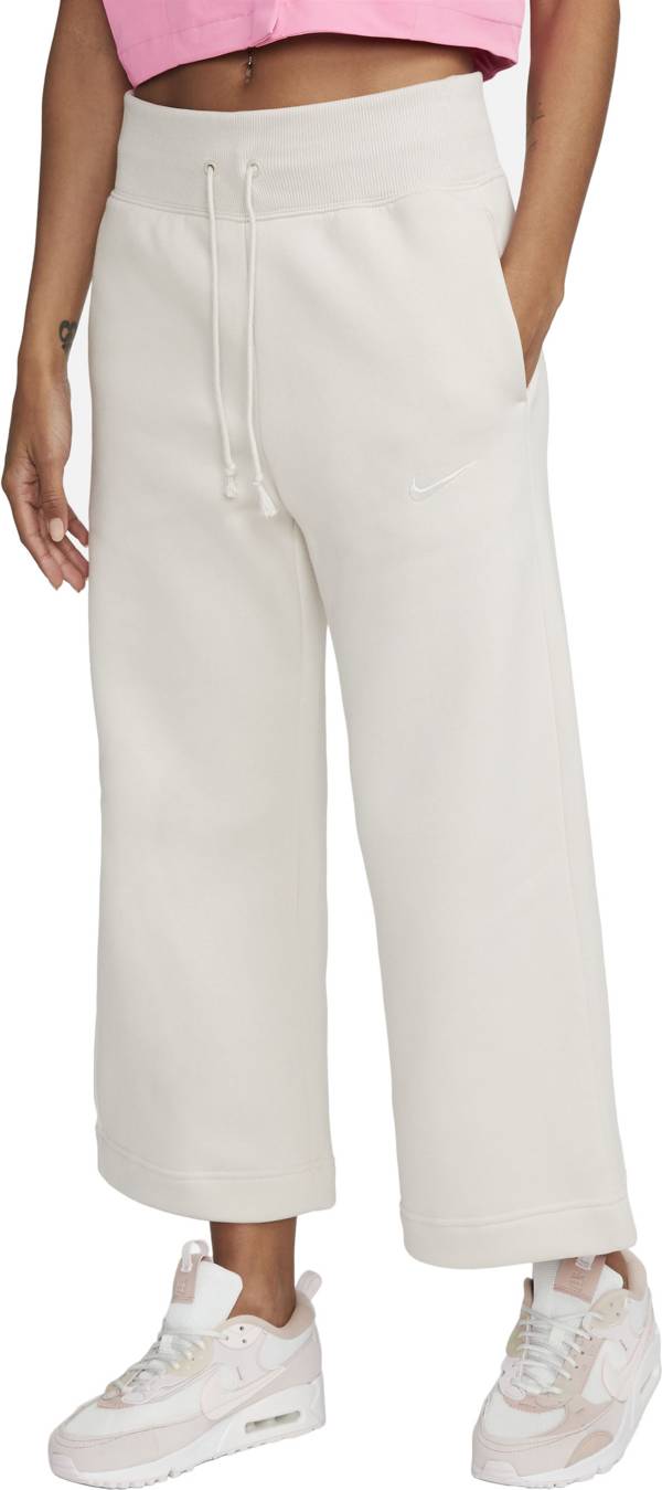 Nike, Pants & Jumpsuits, Women Nike Nwot Grey White Speckled Capri Capris  Cropped Sweatpant Pocket Size M