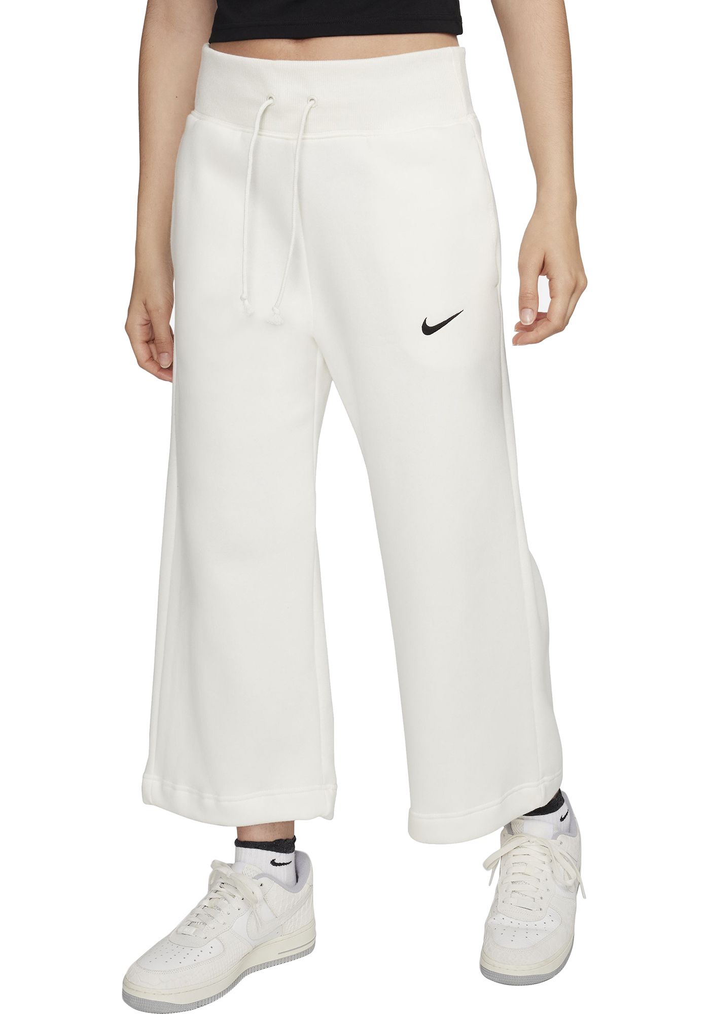 Nike Women s Sportswear Phoenix Fleece High Waisted Cropped Sweatpants Dick s Sporting Goods