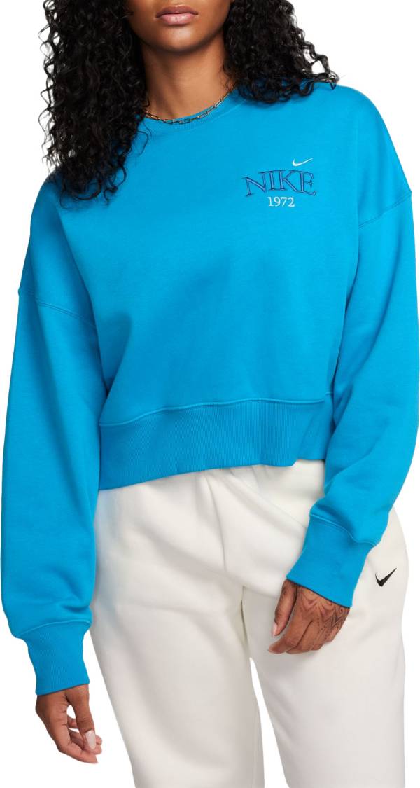 Nike Sportswear Women's Phoenix Fleece Over-Oversized Varsity Crew-Neck  Sweatshirt