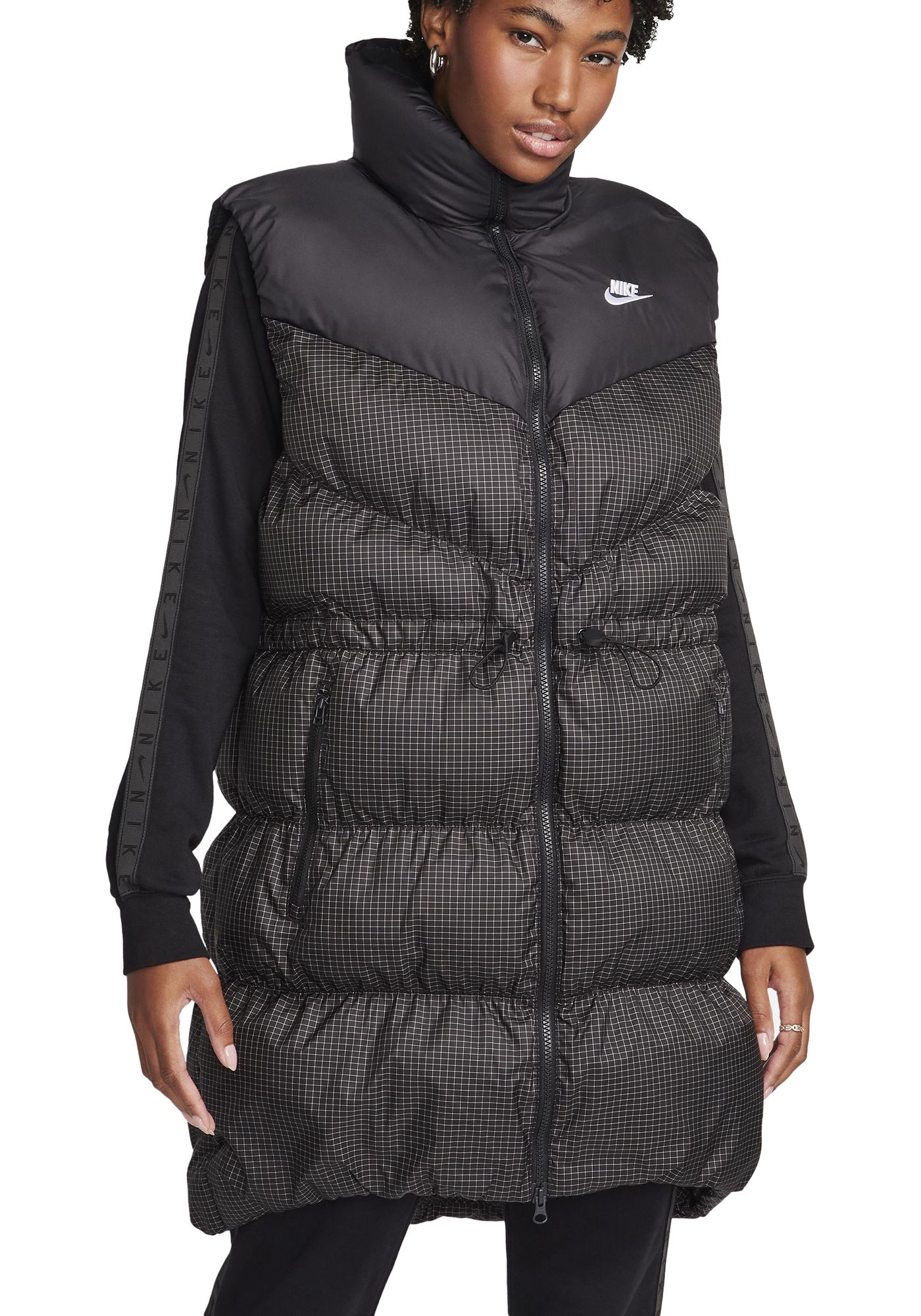 Nike Sportswear Women s Windpuffer Therma FIT Loose Long Puffer Vest Dick s Sporting Goods