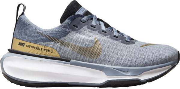 Nike women's shoes 2024 grey and gold