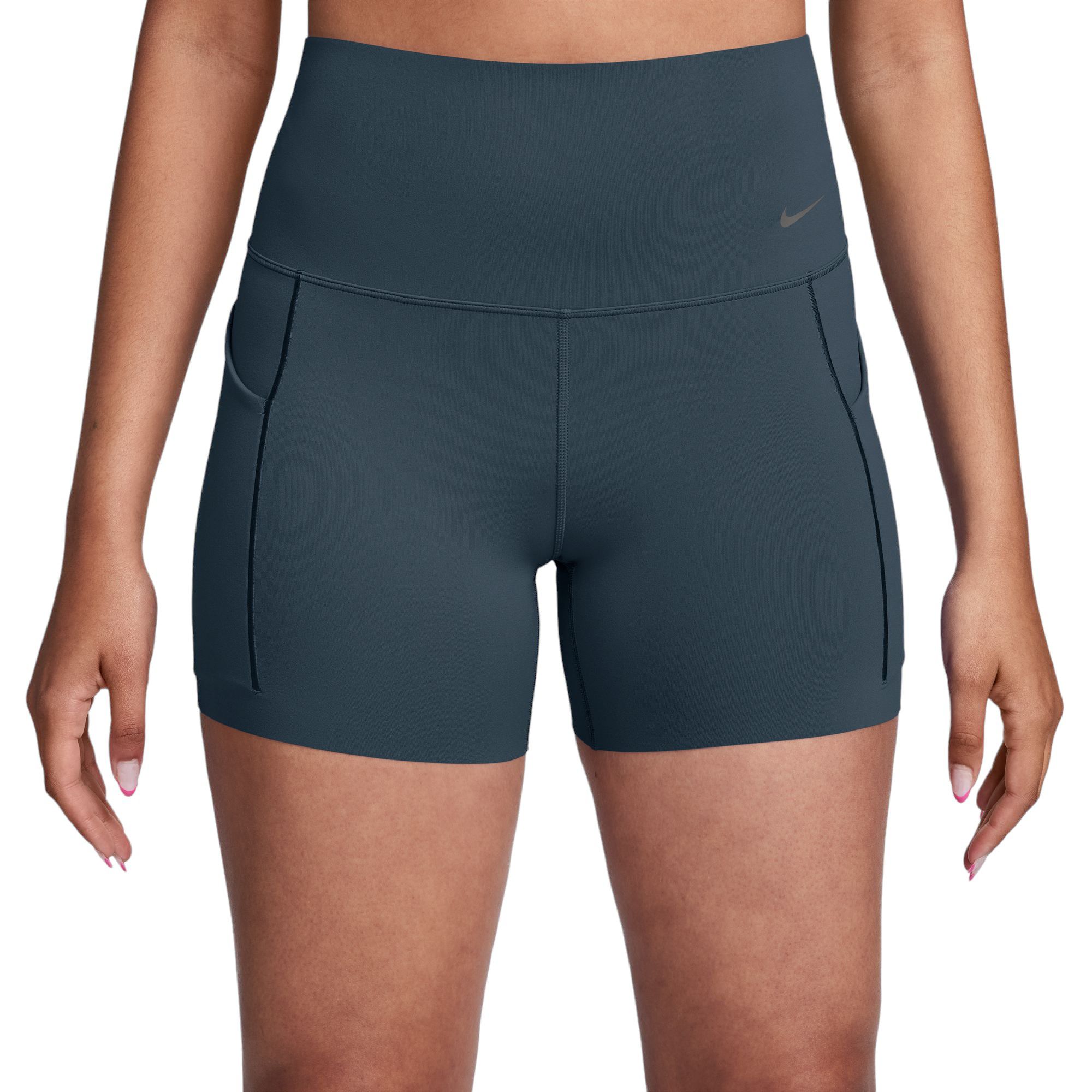 Nike Women's Universa Medium-Support High-Waisted 5" Biker Shorts with Pockets product image