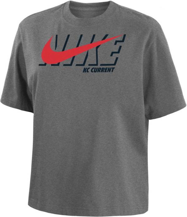 Nike Women's Kansas City Current 2023 Swoosh Grey T-Shirt product image