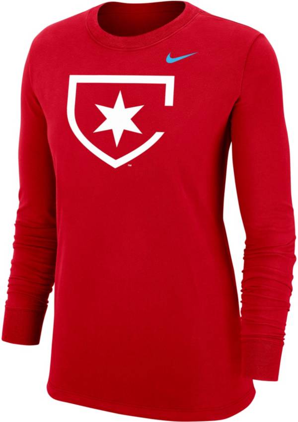 Nike Women's Chicago Red Stars 2023 Sleeve Hit Red Long Sleeve Shirt ...