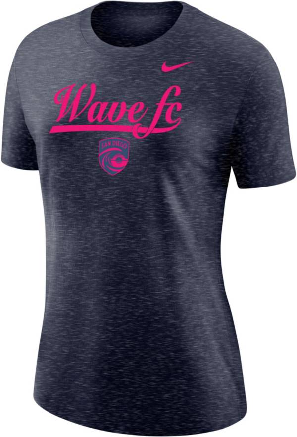 Nike Women's San Diego Wave 2023 Wordmark Navy T-Shirt product image