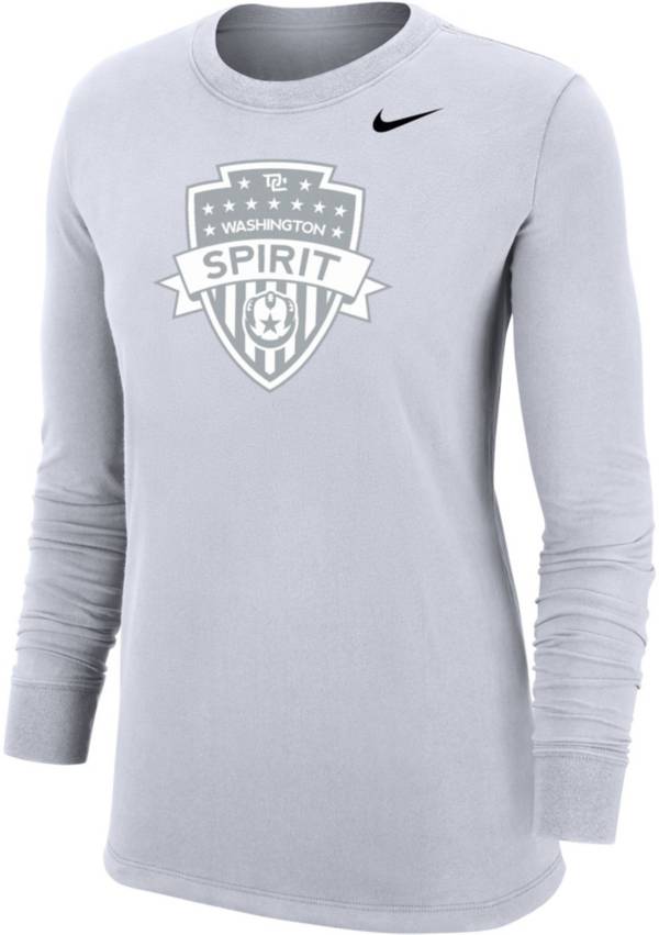 Nike Women's Washington Spirit 2023 Sleeve Hit White Long Sleeve Shirt product image