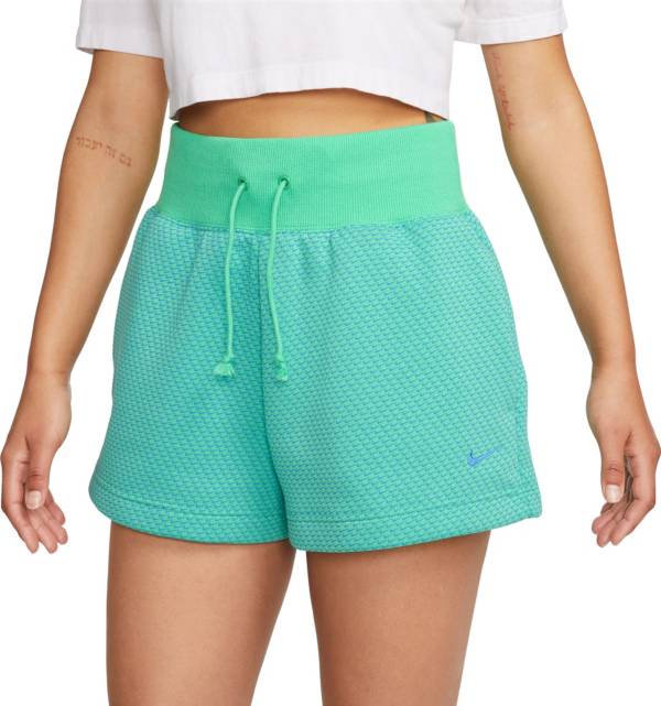 NIKE Sportswear Phoenix Fleece Womens High Rise Shorts - MEDIUM