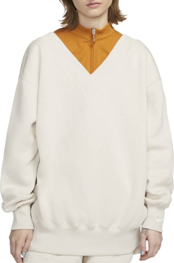 Nike Sportswear Phoenix Fleece Women's Oversized V-Neck Sweatshirt.  Nike.com