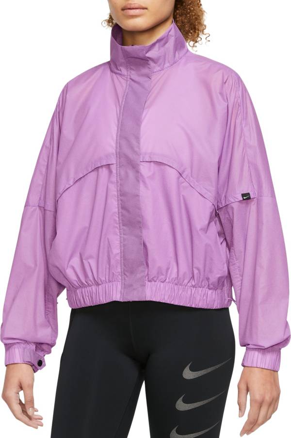 Nike reflective running jacket hot sale women's