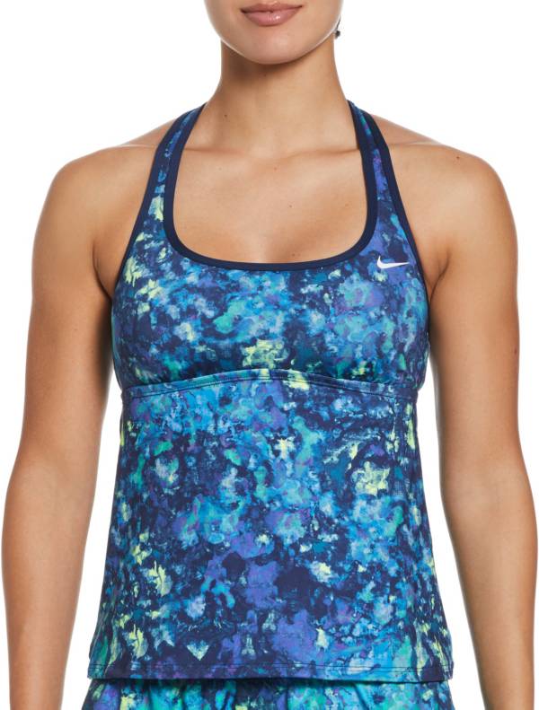 Nike racerback hot sale tankini top