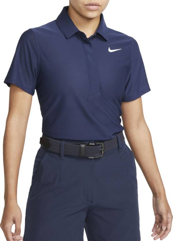 navy nike golf shirt