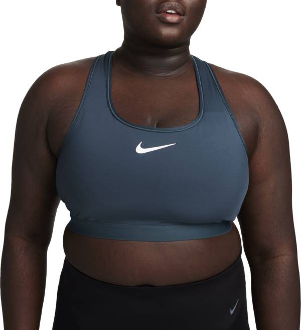 Nike Running Swoosh Dri-Fit high support sports bra in purple