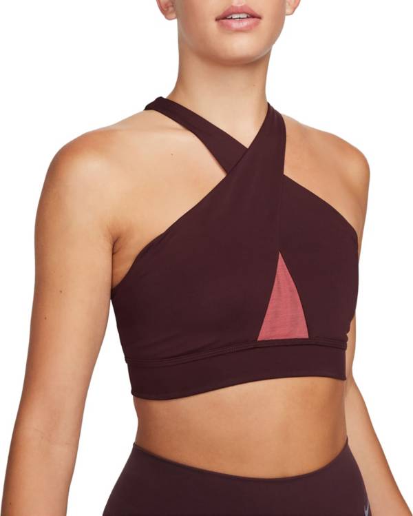 Shift Front Zip Crisscross Padded Gym Bra | Women's Medium Support Sports  Bra