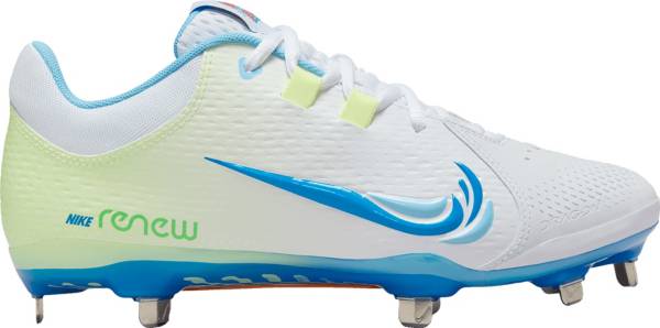 White nike hotsell metal softball cleats