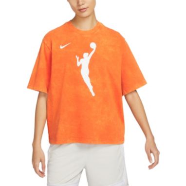 sorry, Nike Women's WNBA Orange Boxy T-Shirt is currently out of stock