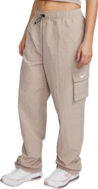 Nike Womens Open Hem Woven Cargo Pant, Black