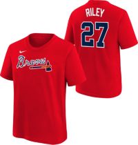  Austin Riley Kids Shirt - Austin Riley Atlanta Bold Number :  Sports & Outdoors