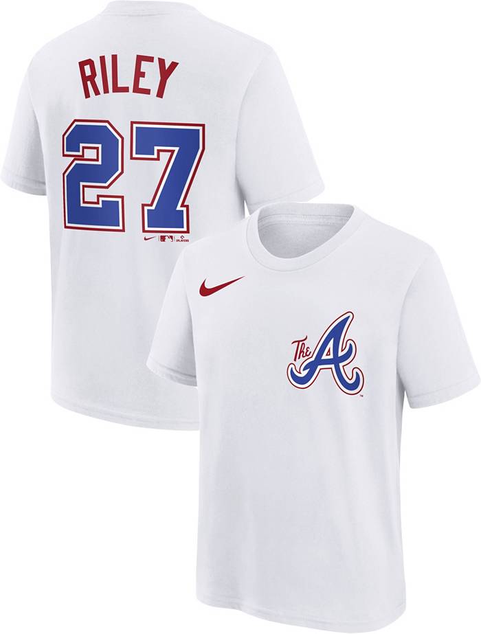 Nike Youth Atlanta Braves 2023 City Connect Austin Riley #27 T