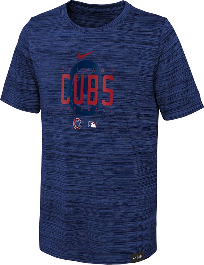 Chicago Cubs Nike Practice Velocity T-Shirt - Youth