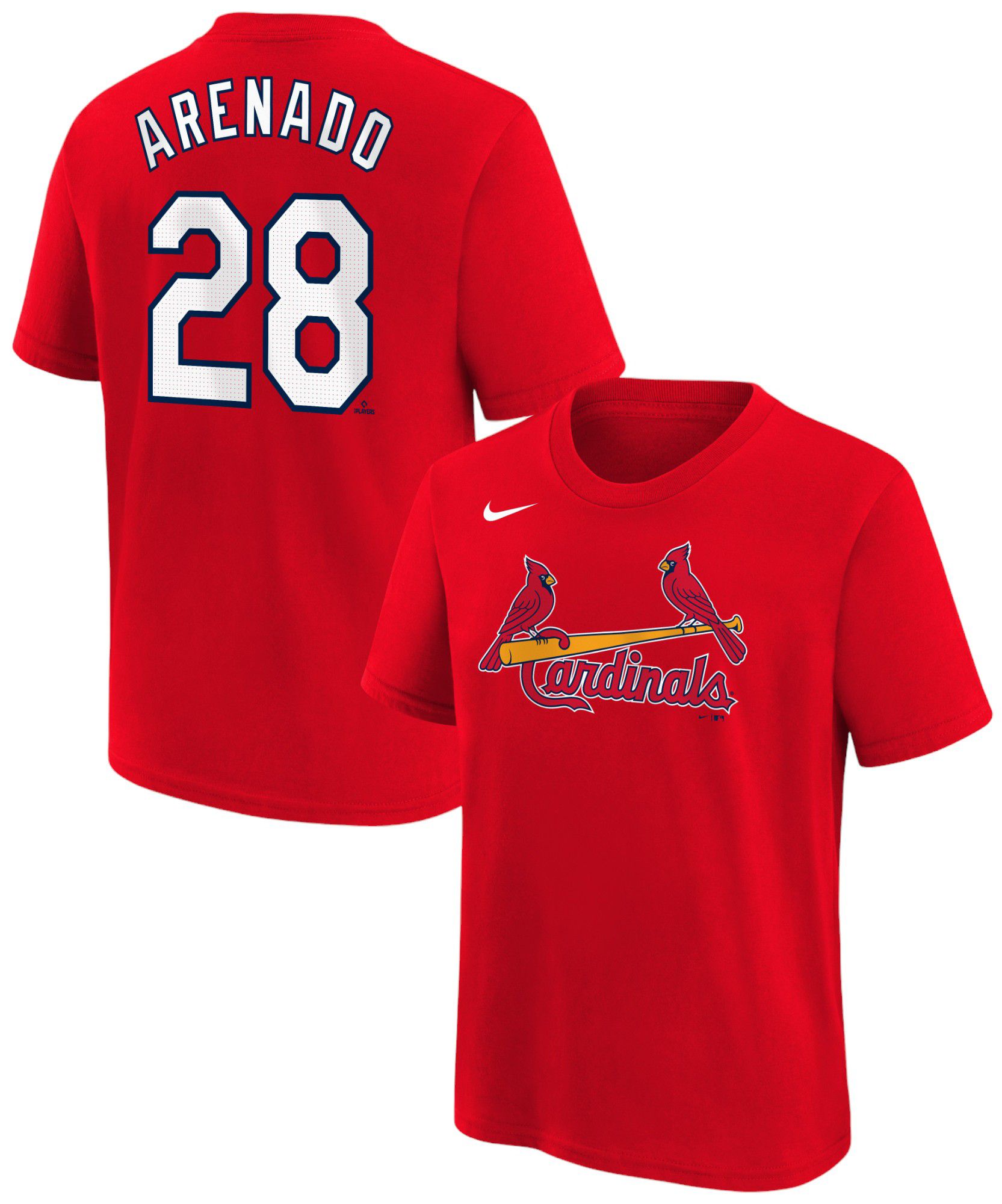Nike Youth St. Louis Cardinals Nolan Arenado #28 Red Home T-Shirt product image