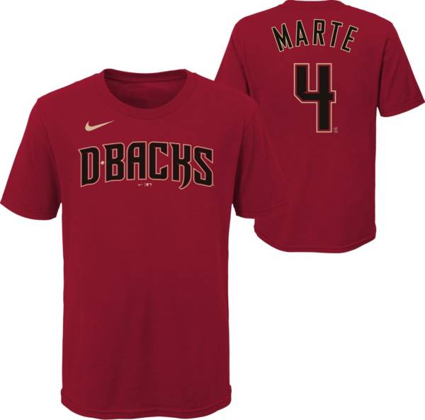 Nike Youth Arizona Diamondbacks Ketel Marte #4 Red T-Shirt