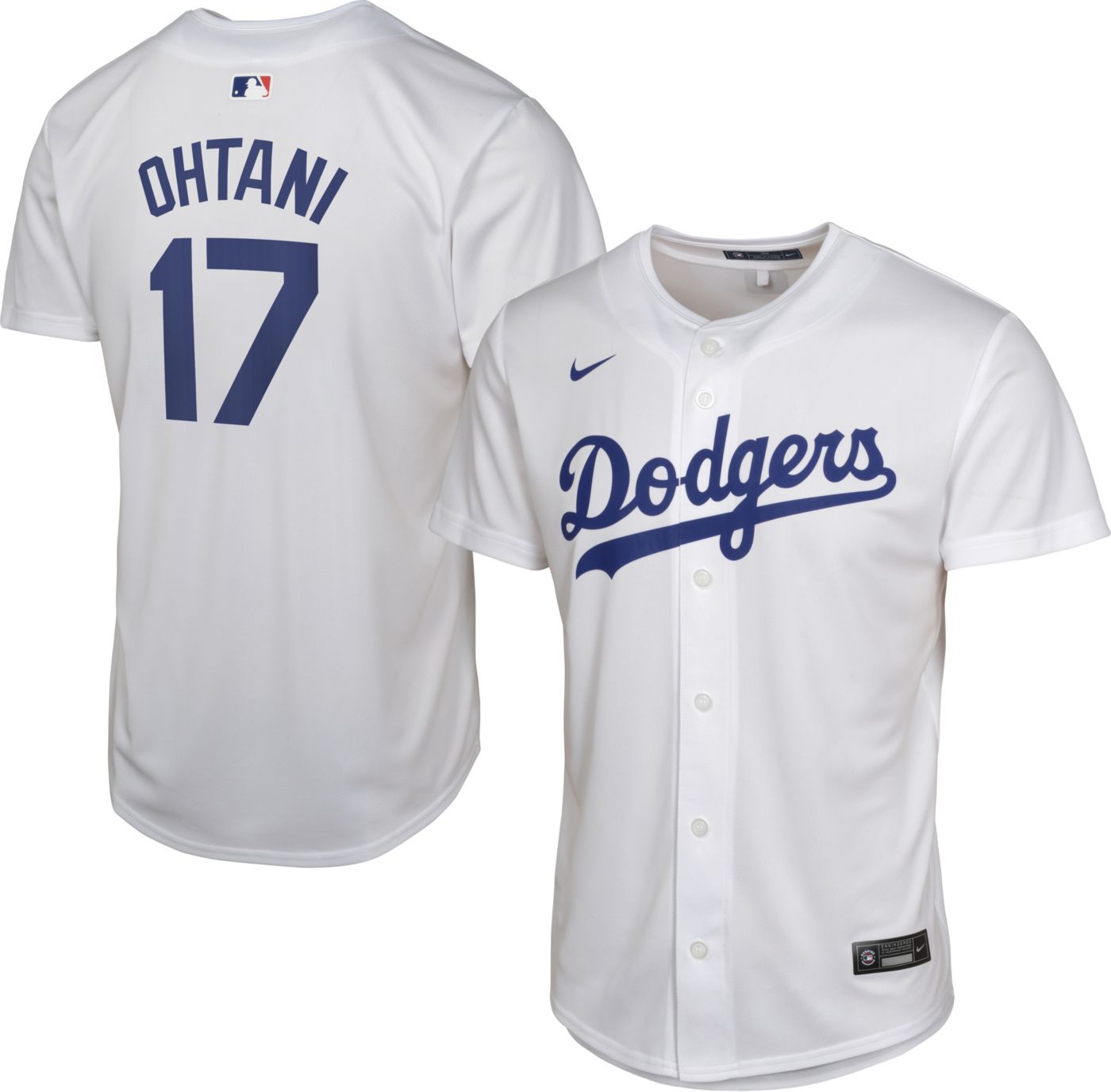 Nike Youth Los Angeles Dodgers Shohei Ohtani 17 White Game Cool Base Jersey Dick s Sporting Goods