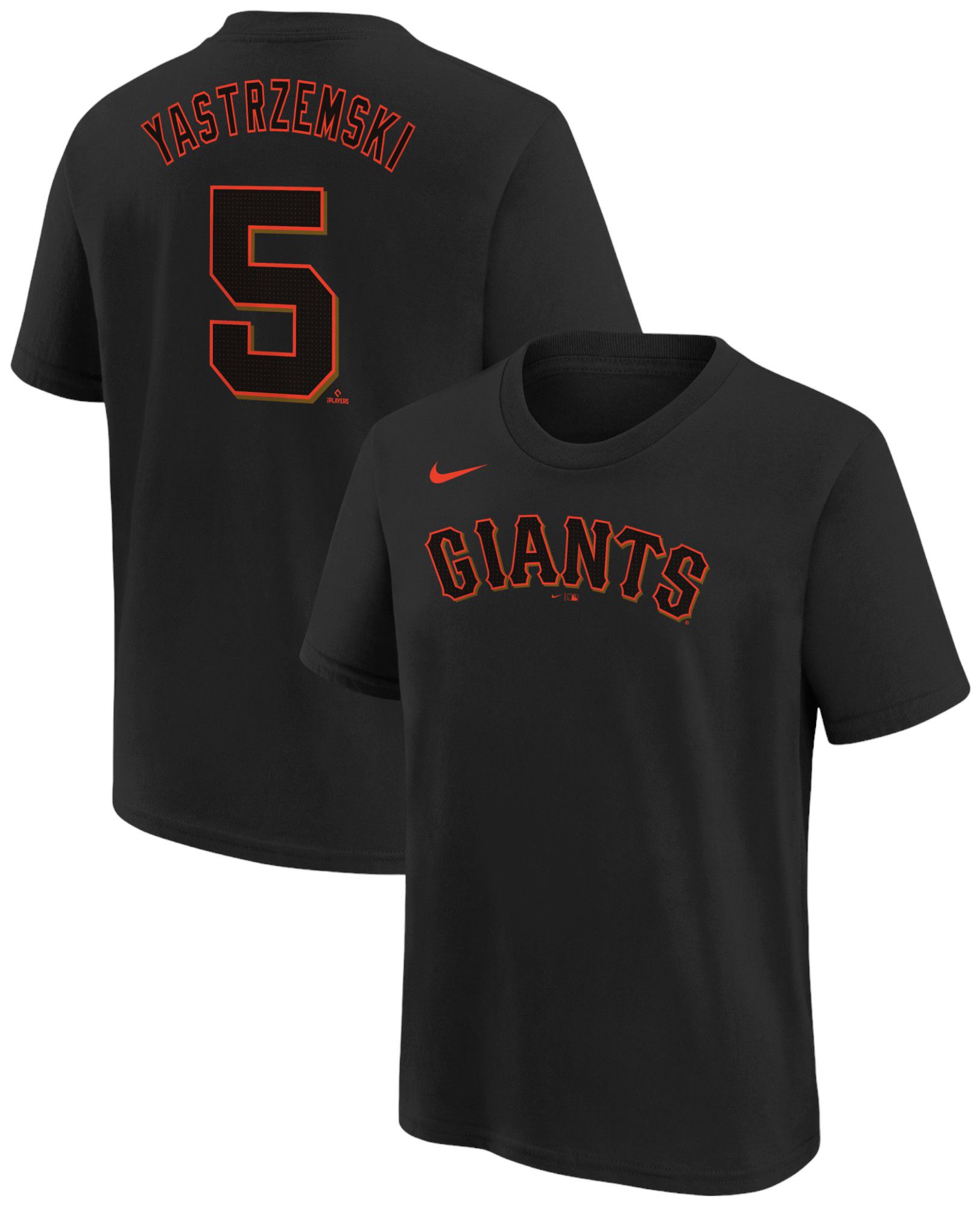Nike Youth San Francisco Giants Mike Yastrzemski #5 Black Home T-Shirt product image