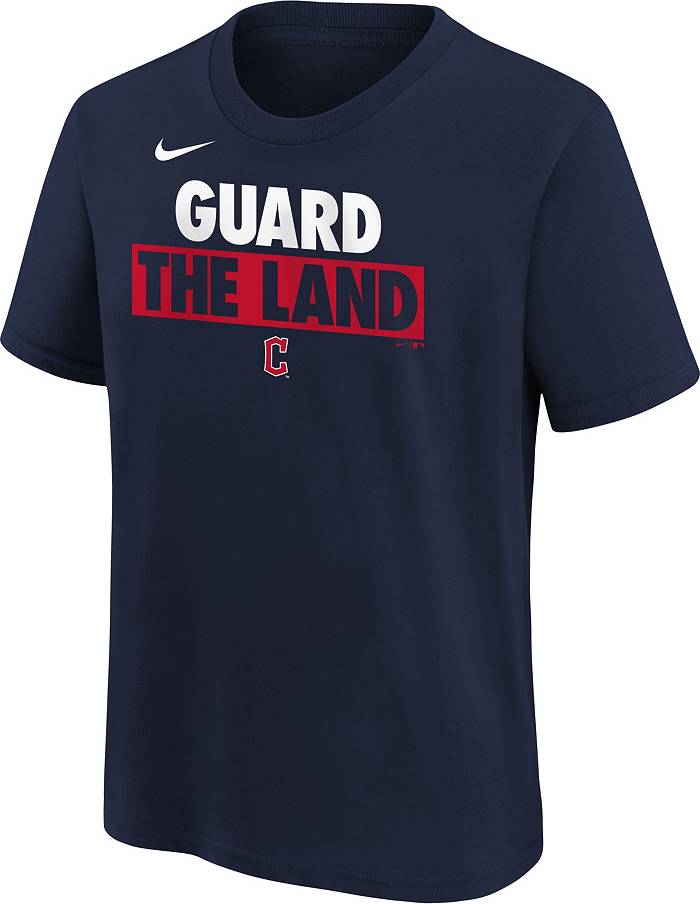 Nike Youth Cleveland Guardians Navy Team Engineered T-Shirt