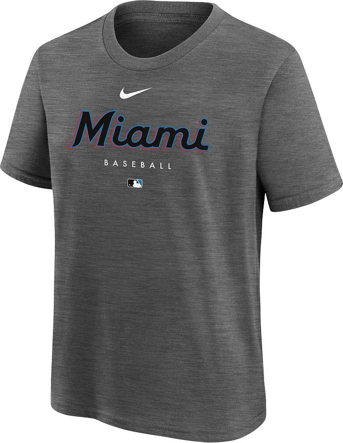 Youth Miami Marlins Nike Red City Connect Graphic T-Shirt