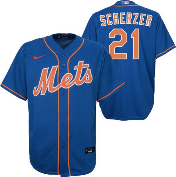 Men's New York Mets Max Scherzer Nike Black Alternate Replica Player Jersey