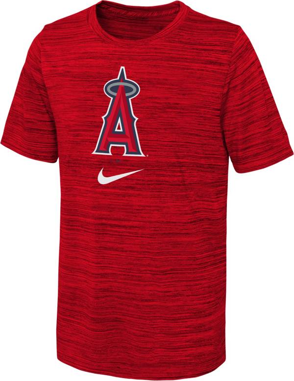 Nike Youth Los Angeles Angels Red Logo Velocity T-Shirt product image